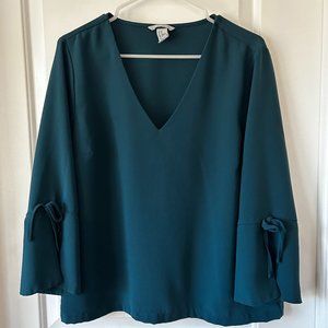 H&M Teal Blouse